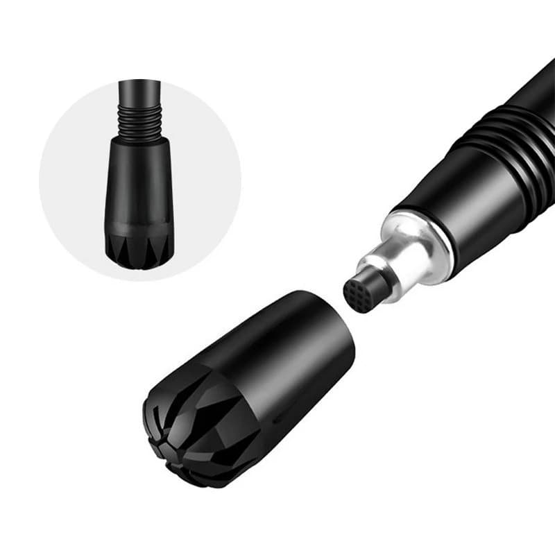 Thicken Hiking Pole Replacement Anti-Slip Rubber Tips Black Trekking Poles Tip Protector Walking Sticks Head Protection