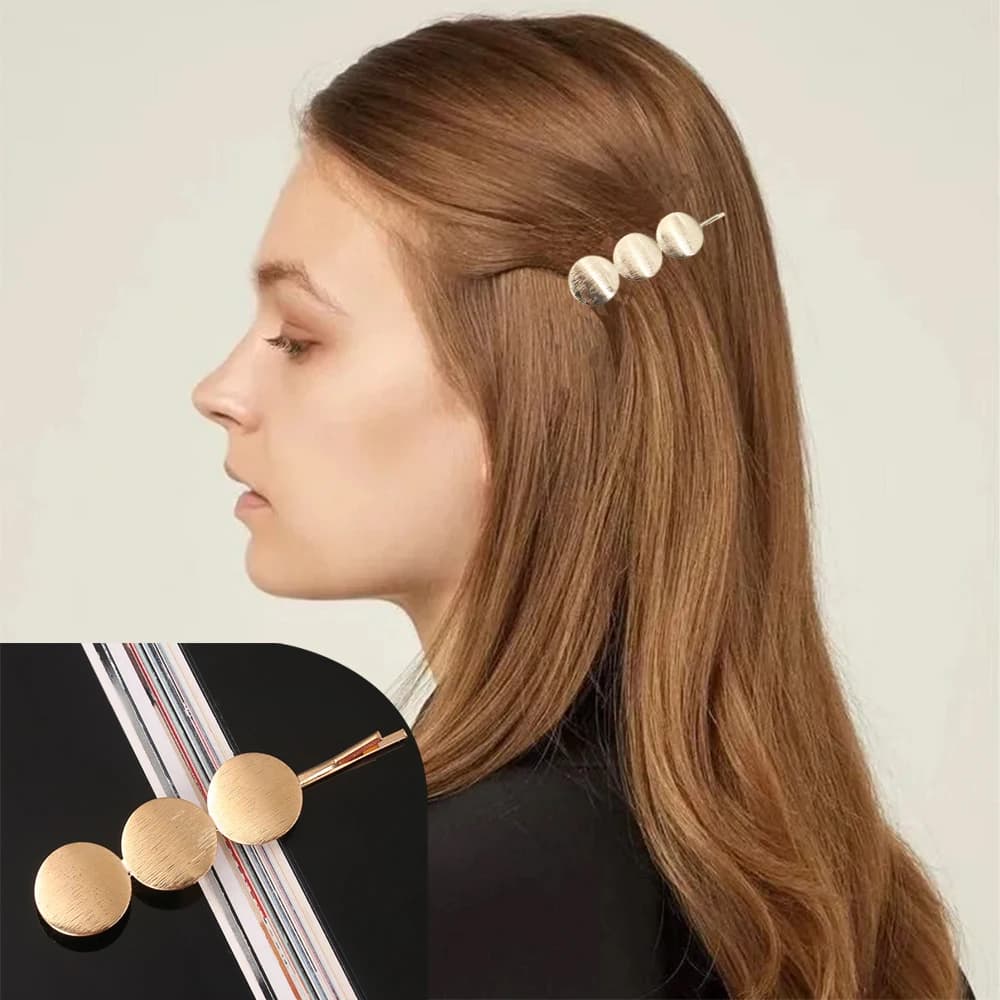 Barrette di monete in metallo placcato oro per le donne copricapo arabo gioielli per capelli da sposa accessori per capelli da sposa clip laterali foglia all'ingrosso