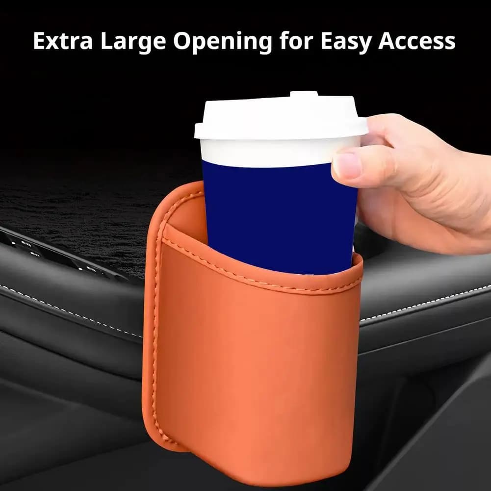 Car Door Storage Box Cup Holder Organizer Trash Can Phone Holder Universal Auto Interior Accessories Pocket Bag Cup Holder New