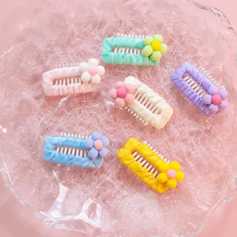 Graziose Mollette per Capelli a Forma di Fiore Colorato, Fiocchi per Cani, Clip per Cuccioli, Gatti, Teddy, Accessori per Toelettatura Animali