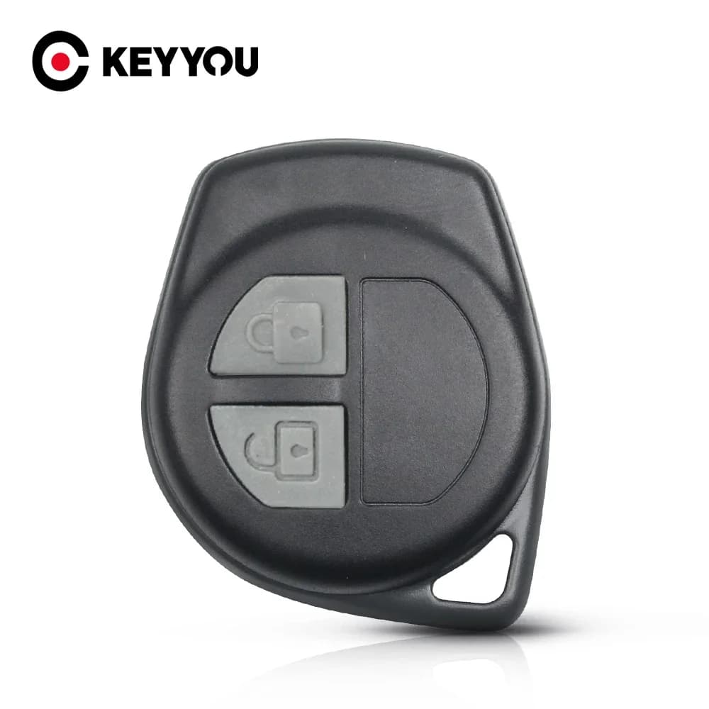 KEYYOU Nuovo Coprichiave per Suzuki Swift Grand SX4 Liana Aerio Vitara GRAND VITARA ALTO Jimny, Guscio Portachiavi a 2 Pulsanti Senza Lama