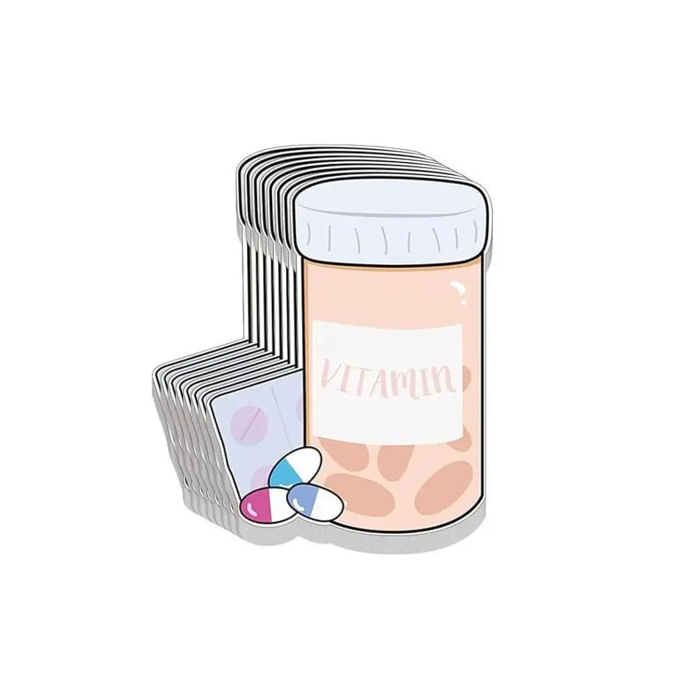 Set di note adesive a tema infermieristico carino, 30 fogli, promemoria autoadesivo colorato, blocco note quadrato addensato rimovibile, ufficio, scuola