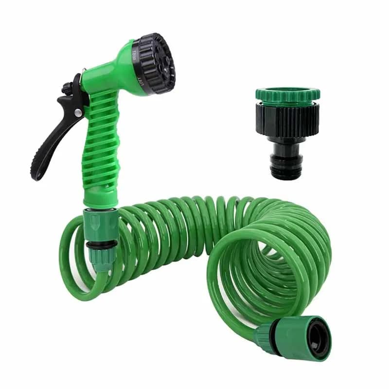 Nuovo tubo telescopico da giardino in EVA, pistola ad acqua Spray per irrigatore a 7 funzioni, facile da usare, tuta da irrigazione da giardino