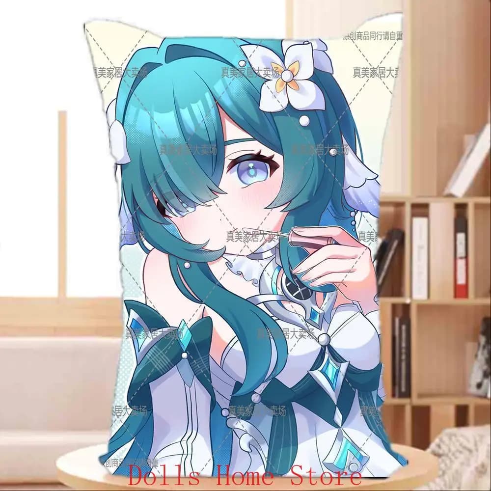 Vodyanitsa Genshin Impact‌ Game Cosplay Hug Pillow Figures Long Throw Pillow Figures Stuffed Cushion Backrest Fans Xmas Gift