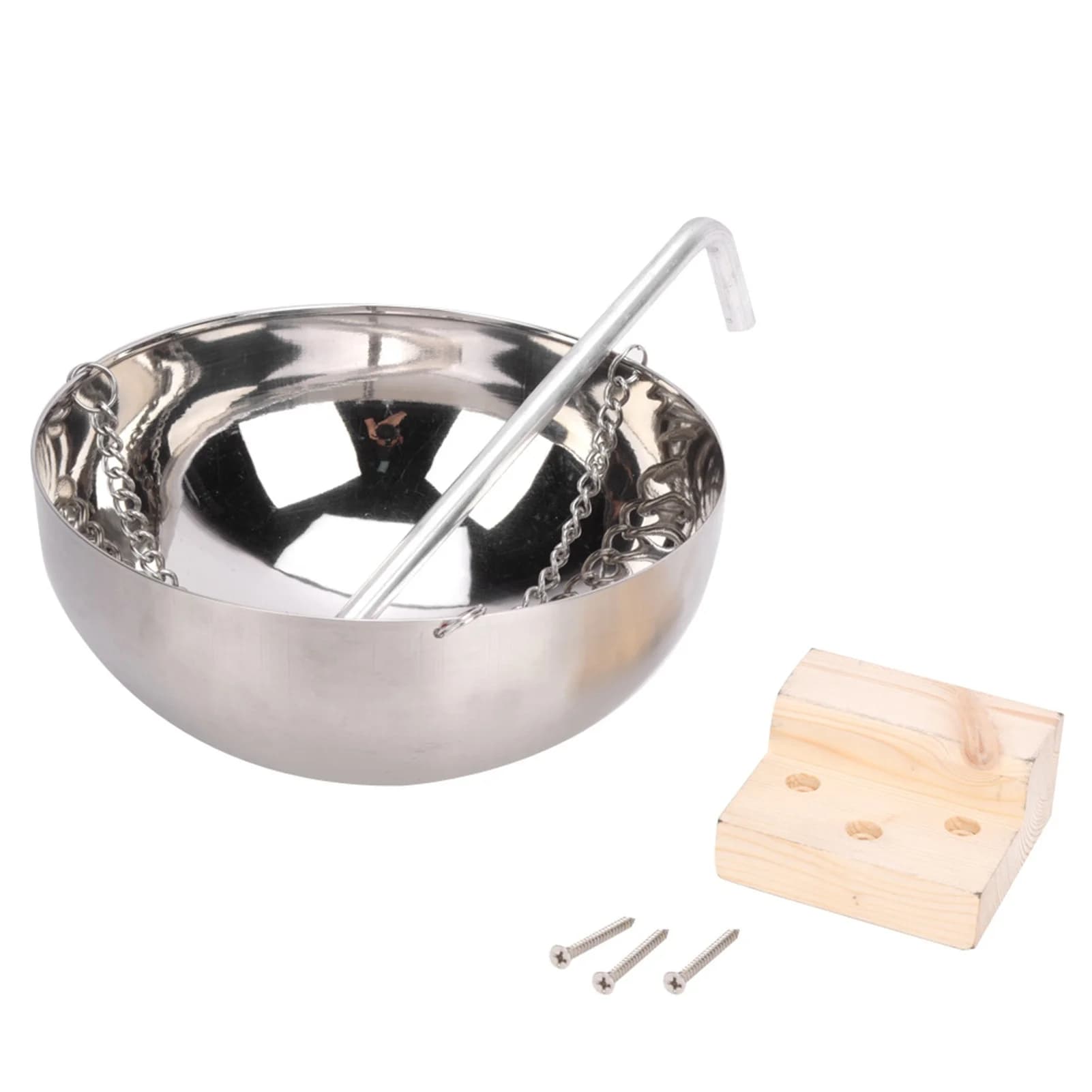 Ciotola per aromaterapia in acciaio inossidabile da 20 cm, porta oli essenziali, accessori per sauna