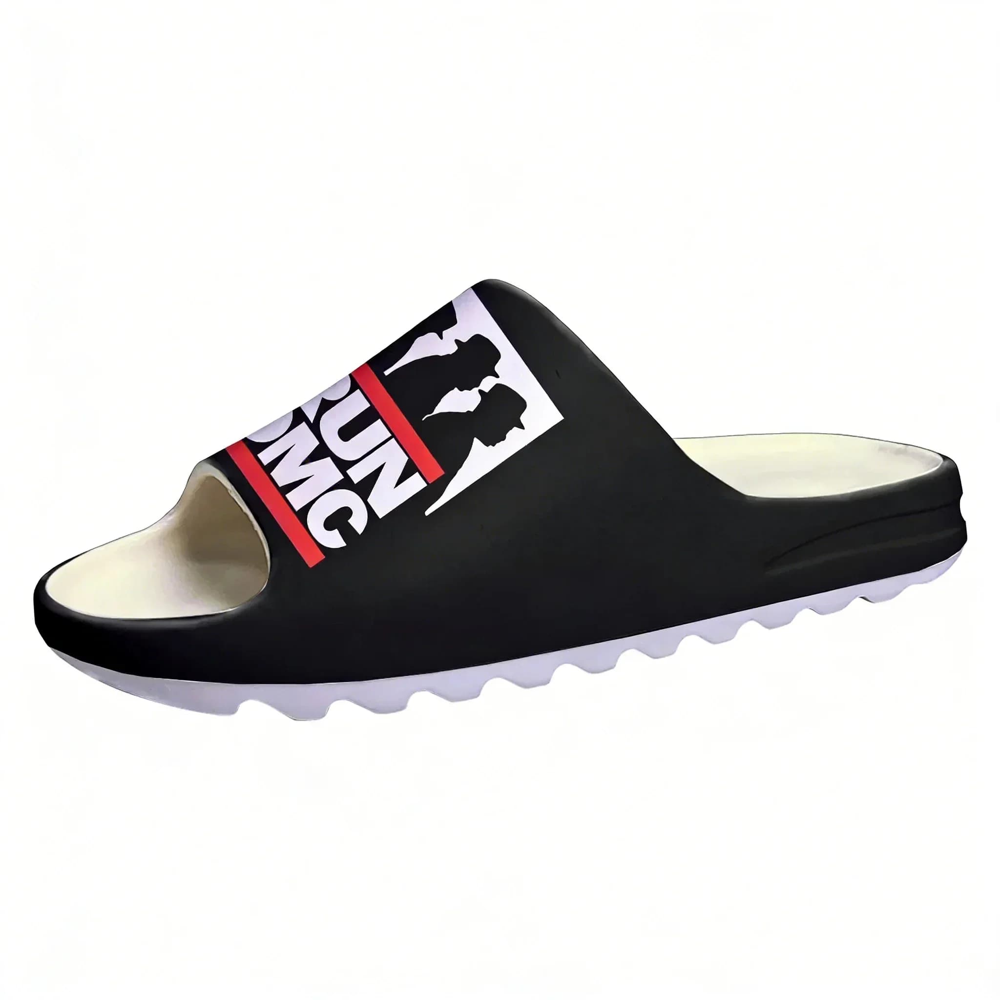 Ciabatte personalizzate Run DMC con suola morbida, zoccoli da casa, scarpe da acqua, per uomo, donna, adolescente, per bagno e spiaggia