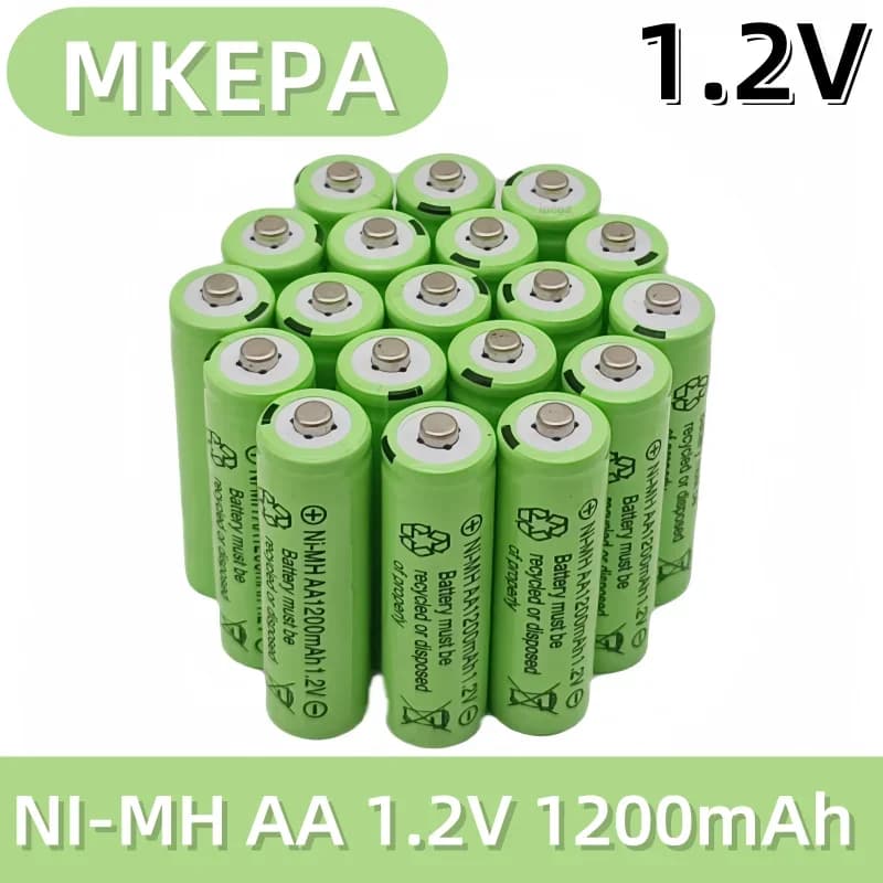 Nuova batteria AA 1.2V 1200mAh Batteria ricaricabile Ni-MH lpega per telecomando giocattolo Batterie ricaricabili Batteria AA 1.2V