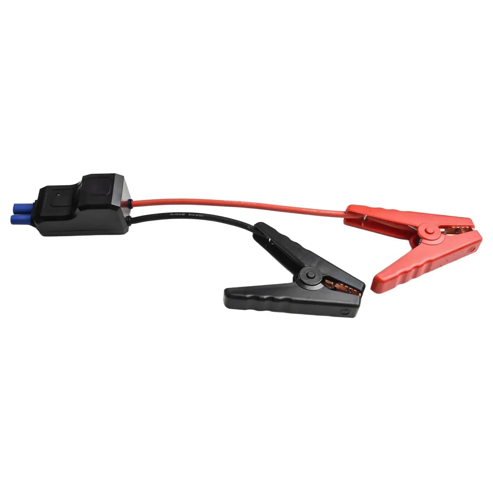 Morsetto per cavi di avviamento 12V 500A per impieghi gravosi con indicatore LED a rilevamento intelligente per auto 12V e dispositivi di avviamento di emergenza