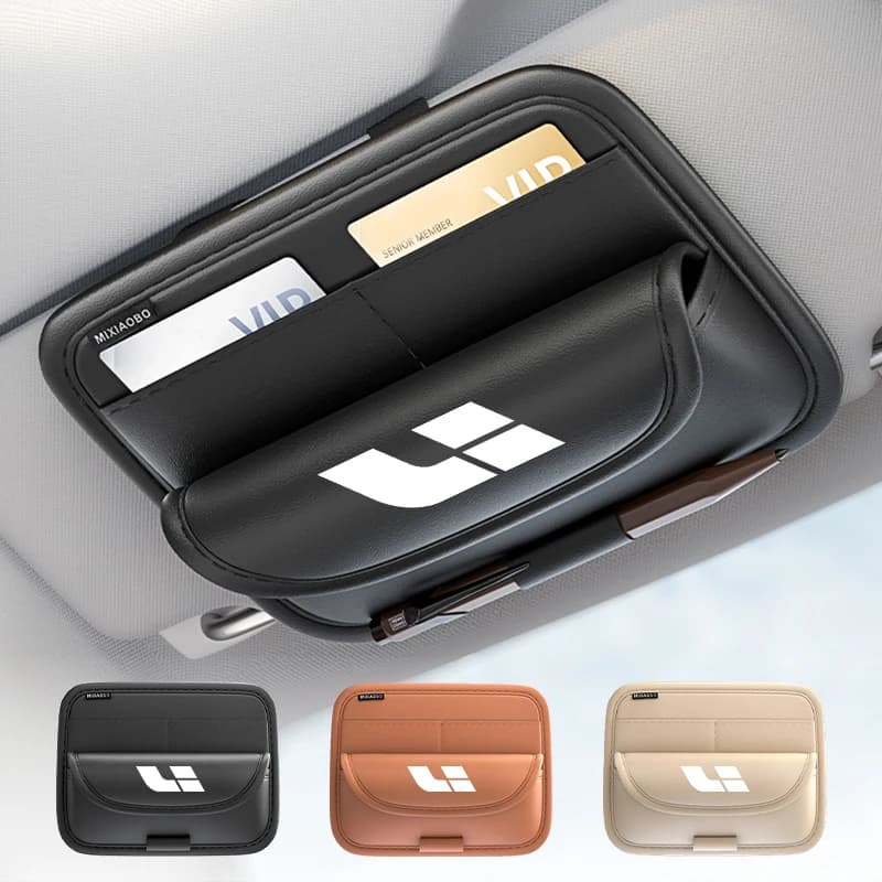 Porta occhiali da sole per auto Clip per parasole Visiera parasole Organizer Accessori auto per leader Ideal Lixiang Li L7 L8 L9 ONE 2022 2023
