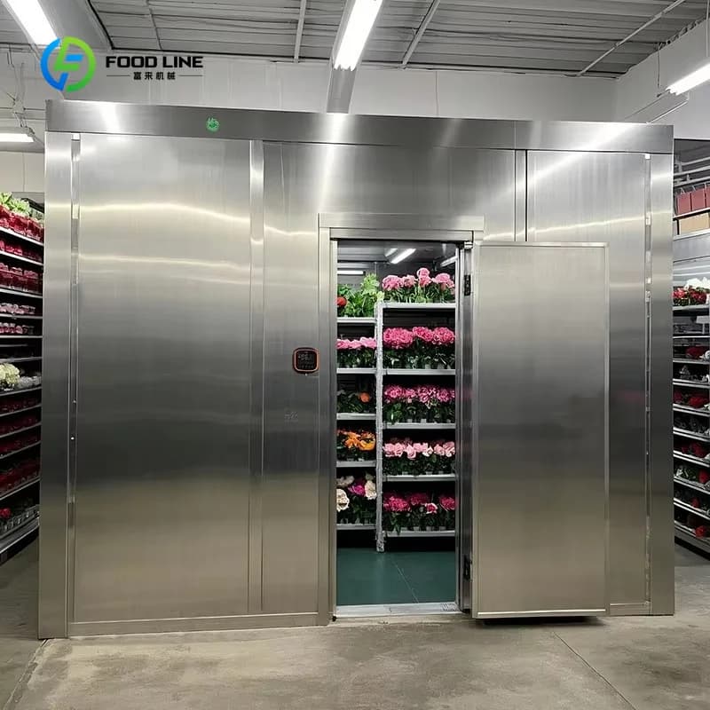 Customized Quick Cooling Mobile Cold Storage Room Solar Panel Powered Cold Chain Container for Preservation Shipment