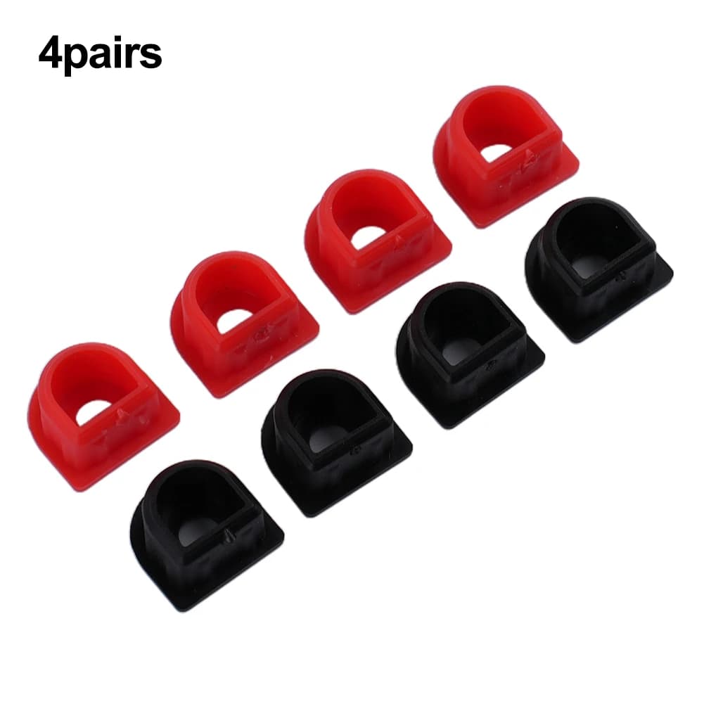8-piece waterproof plug cap for Anderson cable 50/120/175/350A press inserts red and black caps for Anderson style connector