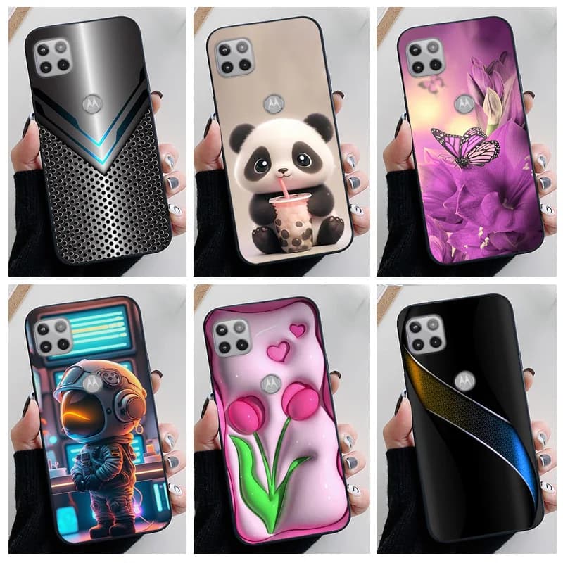 For Moto G 5G One 5G ACE Case Love Heart Silicone Phone Cover For moto one 5g UW Ace Funda Shockproof Bumper Shell XT2113-2 Capa