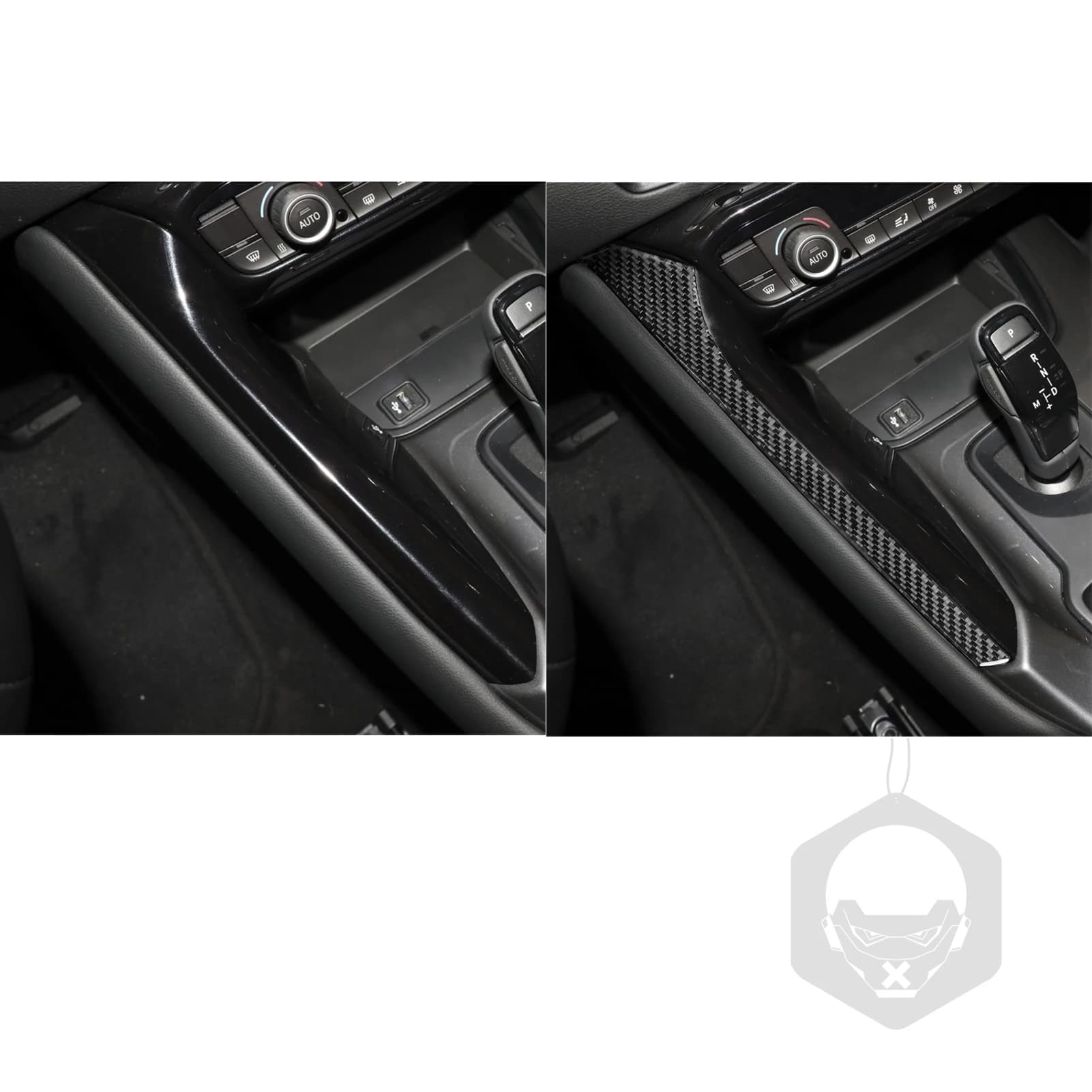 Per Supra GR A90 2019—2025 Accessori Auto Console Ingranaggi Shifter Striscia Laterale Pannello In Fibra di Carbonio Interni Trim Adesivo
