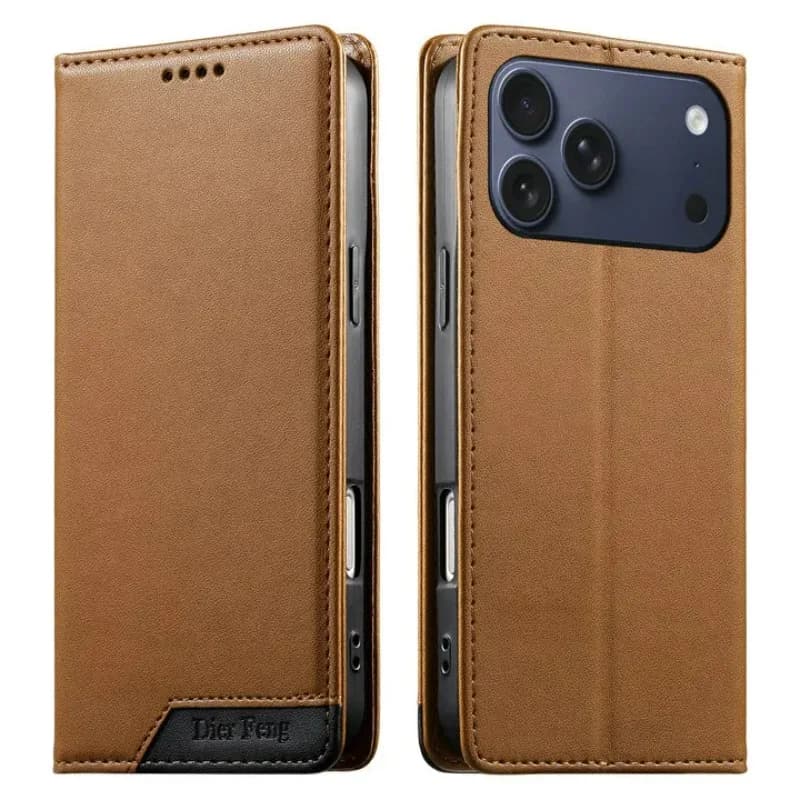 Custodia a Portafoglio in Pelle con Blocco RFID e Chiusura Magnetica per iPhone 17E 2026, Compatibile con iPhone 17 Pro Max, 17, 17 Pro
