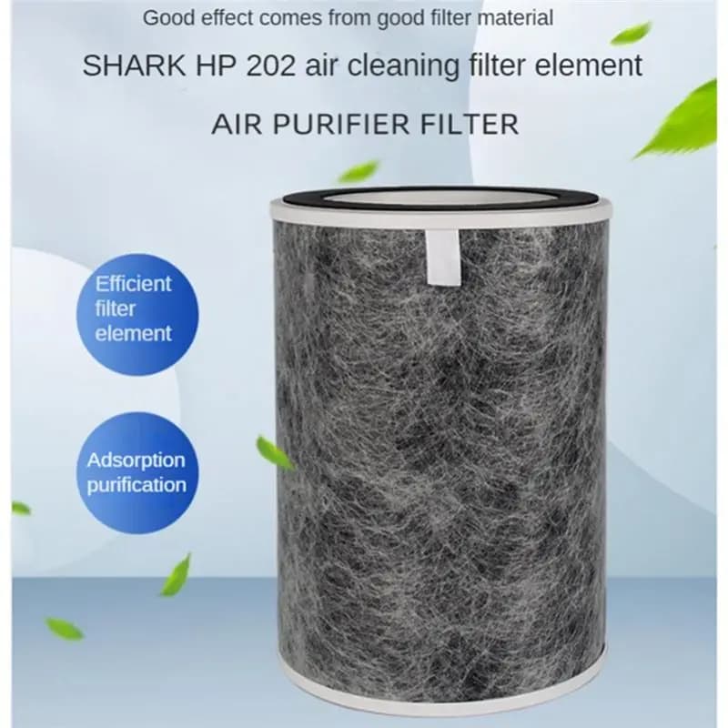 (ABJZ) Filtro purificatore d'aria HP202 con vero filtro HEPA compatibile con la serie Shark HP200 HP202 HP201 che elimina fino al 99,97% dei particolati
