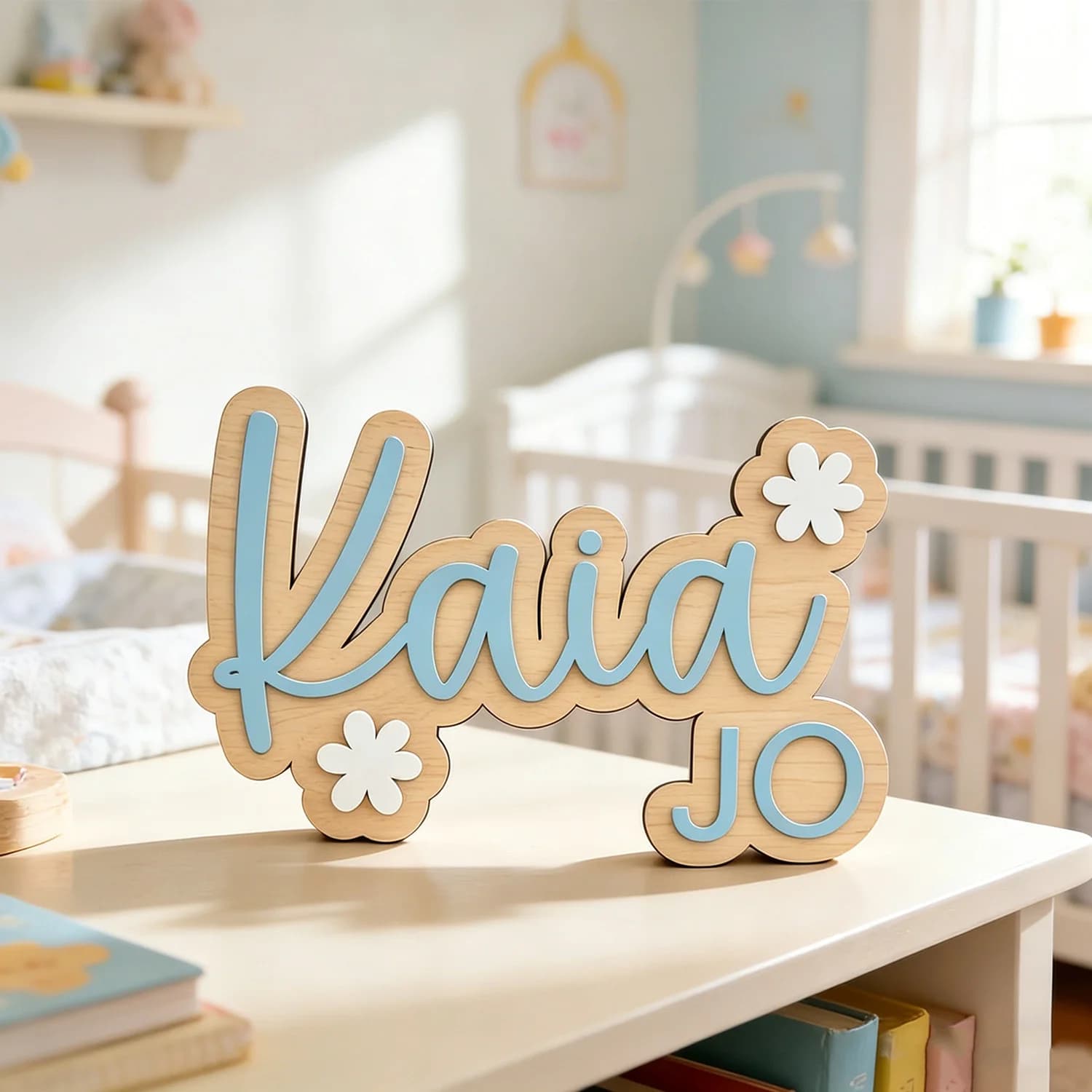 1pc Personalized Double-layer Wooden Surname Brand, Custom Content, Home Wall Decoration, Multi Scene Decoration, Holiday Gift