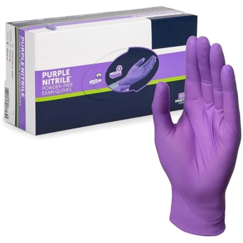 Guanti monouso in nitrile viola da 20-100 pezzi, senza lattice, impermeabili, adatti per la cucina, la lavorazione degli alimenti, la bellezza, i saloni di bellezza, guanti da lavoro