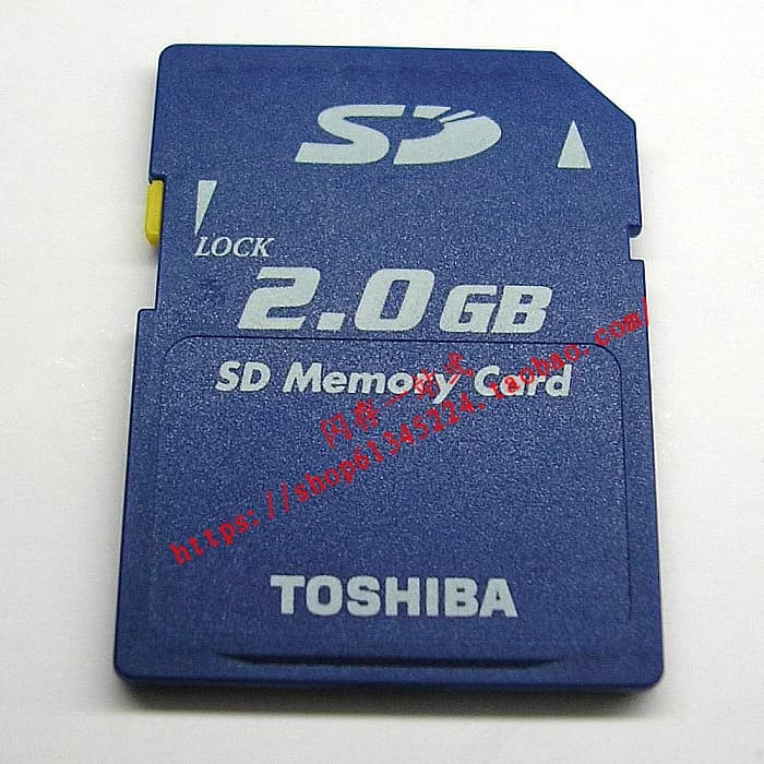 Per scheda SD Toshiba SD 2G Scheda di memoria da 2 GB, scheda di memoria per vecchie fotocamere e vecchi dispositivi