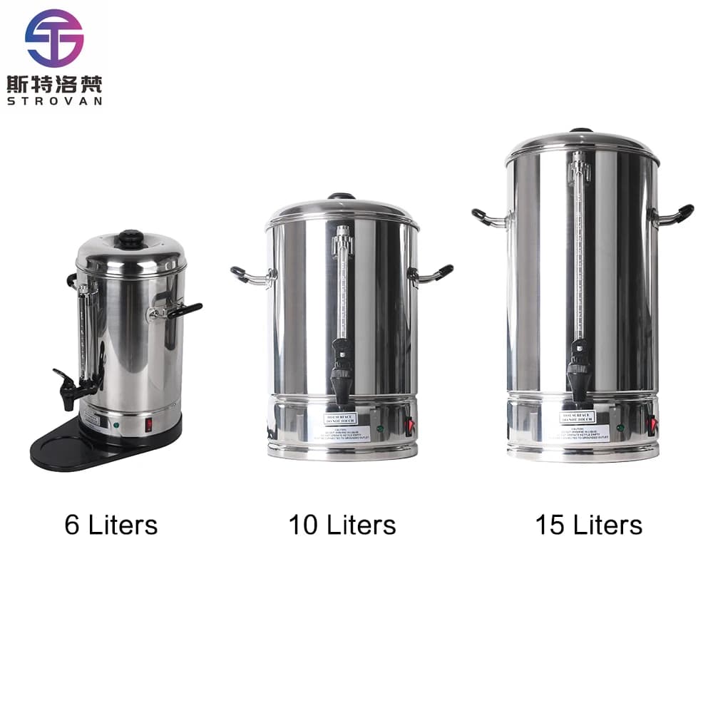 Caffettiera elettrica commerciale con caffettiera in acciaio inossidabile STLF JW 6L a prezzo basso