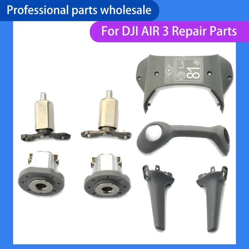 Original for DJI AIR 3 Drone Replacement Arm Shaft Front Cover Arm Front/Rear Arms Landing Gear Repair Accessories