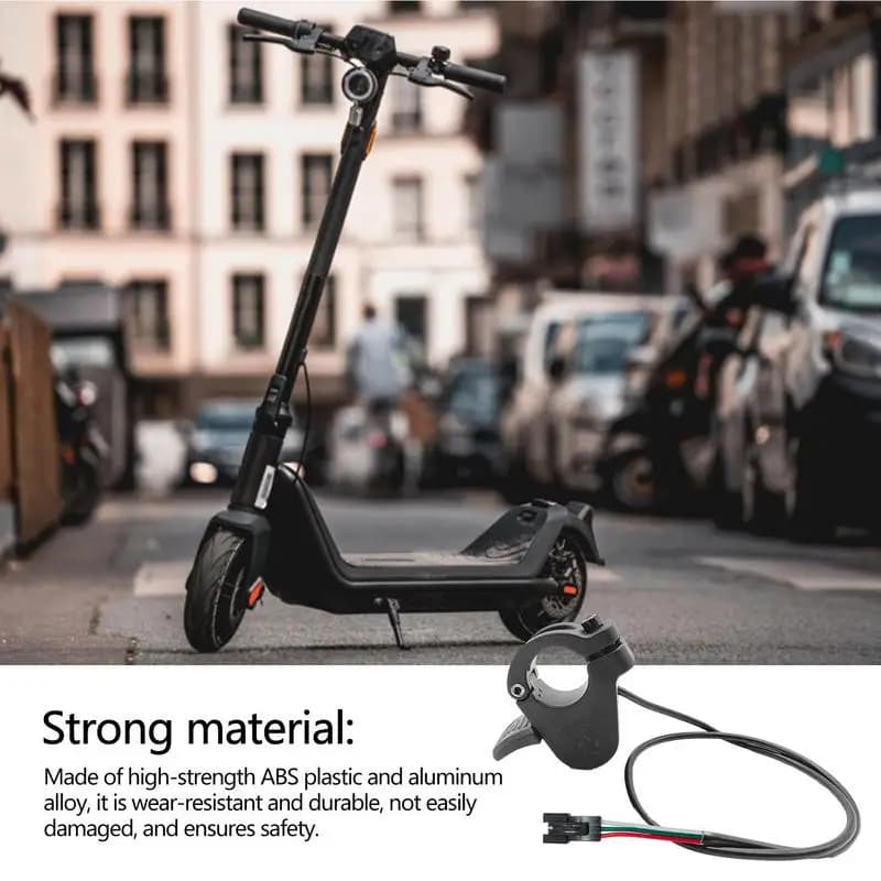Acceleratore a pollice Ebike Scooter Acceleratore Acceleratore M8 Connettore Dito Controller dell'acceleratore Parte di ricambio per Ebike Elettrico