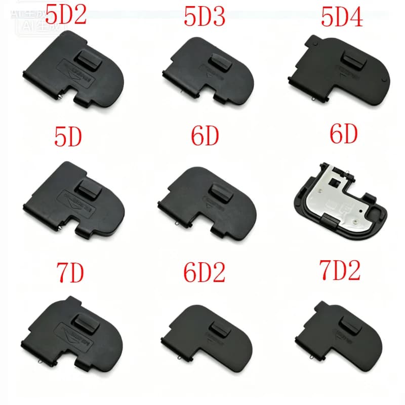 New Battery Cover Door for Canon EOS 5D 5DS 5D2 5D3 5D4 6D 6D2 7D 7D2 Camera Body Battery Cover Door Shell Repair Parts