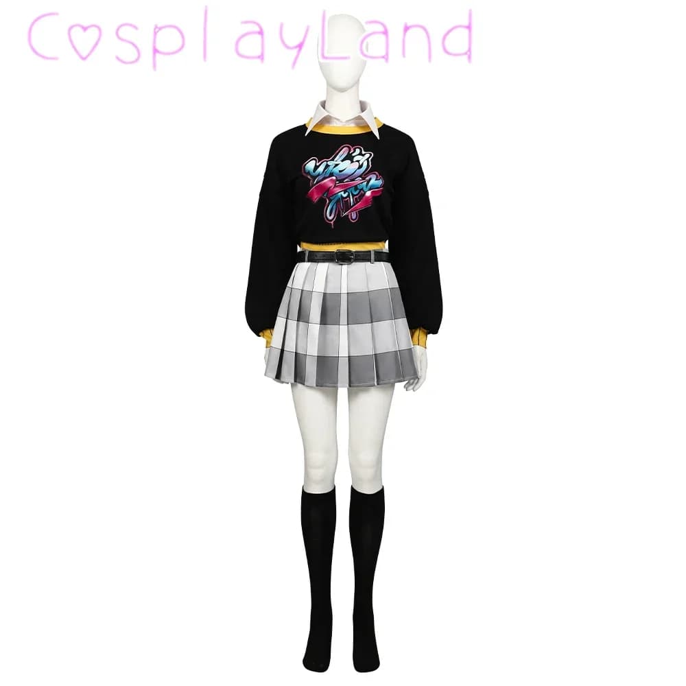 Gioco Phantom Cosplay Motoha Arai Costume Cosplay Felpa con cappuccio Gonna Abiti Halloween Carnevale Party Suit Comic Con Cos Gioco di ruolo