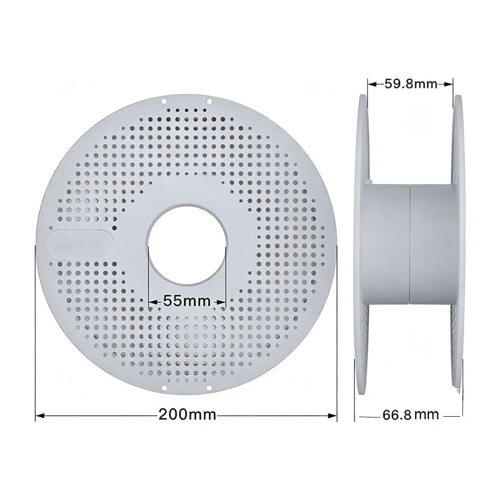 [Riutilizzabile] Supporto staccabile per filamento per stampa 3D, resistente al calore fino a 90 gradi ° C, Adatto per Bamboo Lab e per la maggior parte degli ABS PLA