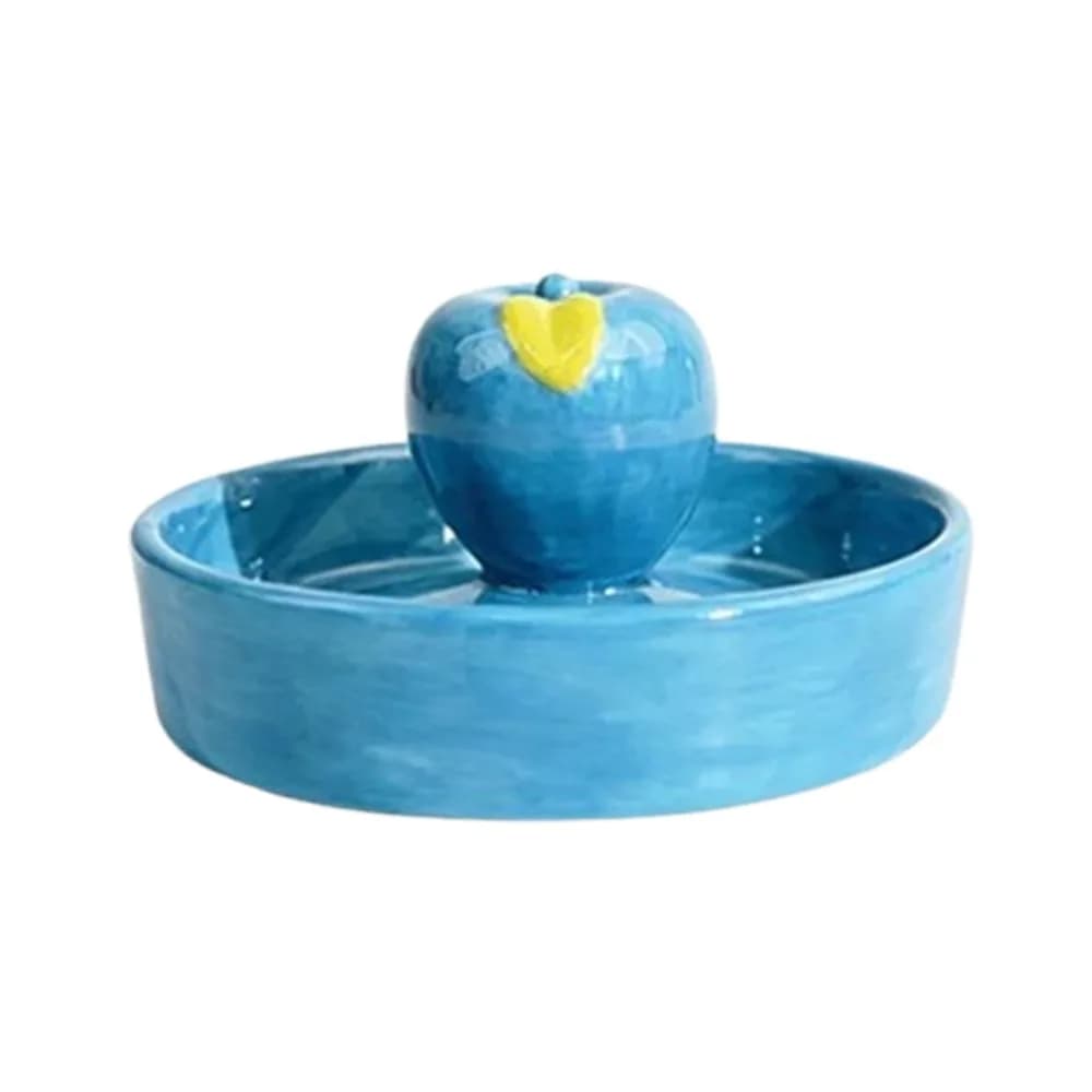 Ciotola in Ceramica Anti-Ribaltamento per Animali Domestici, Resistente ai Morsi, Antiscivolo, Ciotola per Acqua per Criceti, Vassoio per Cibo a Forma di Frutta con Bocca Larga per Rettili