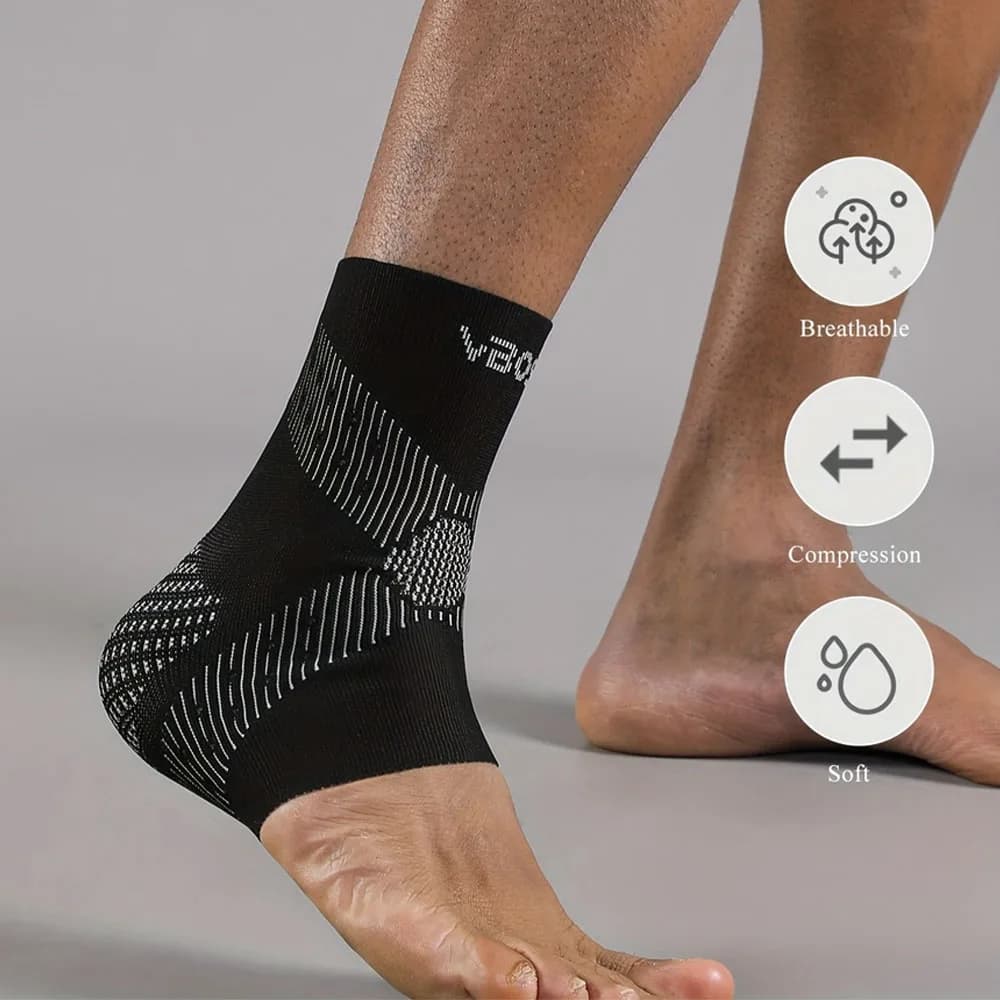 1 fascia di supporto per caviglia, fascia di compressione professionale per la caviglia, utilizzata per il supporto e il fissaggio - adatta per lo sport