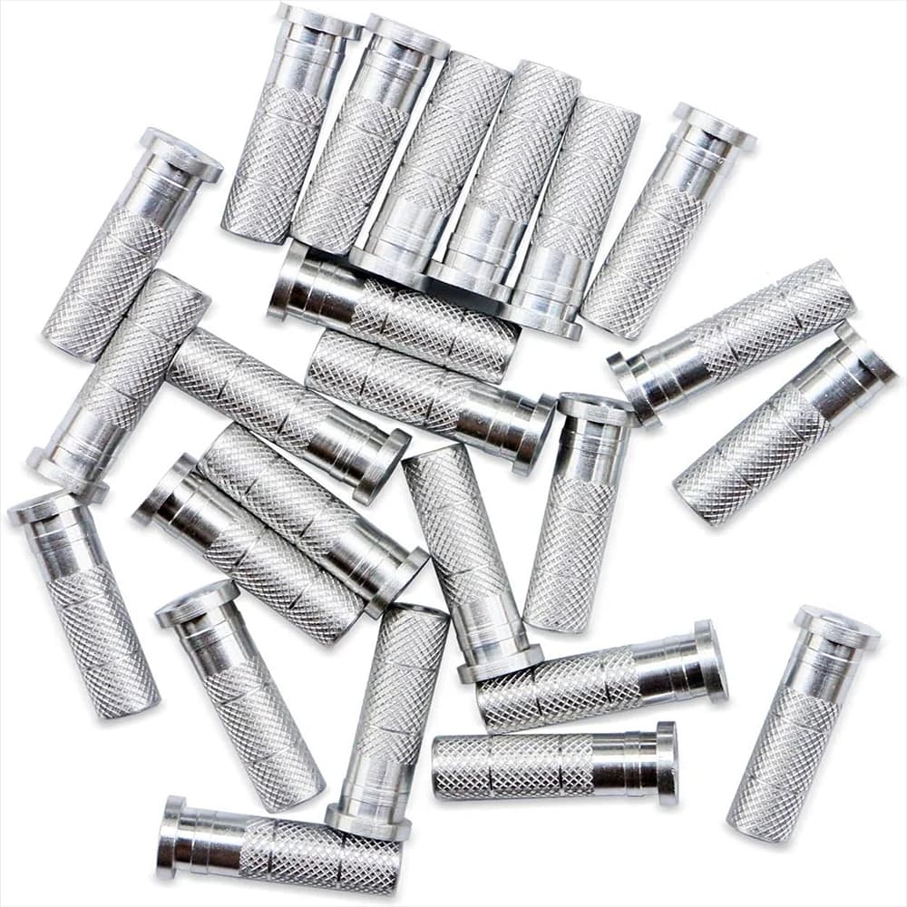 Inserti per Frecce DeChuang ID6.2mm OD7.3/7.6/7.8mm per Aste in Carbonio, per Tiro con Arco Tradizionale e Compound, 50 Pezzi