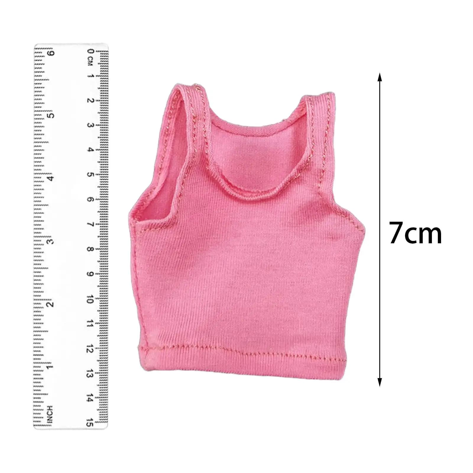 1:6 Vest Costume, Handmade Doll Clothes Garment for 12" Female Action Figures, Doll Model Dress up Accessory