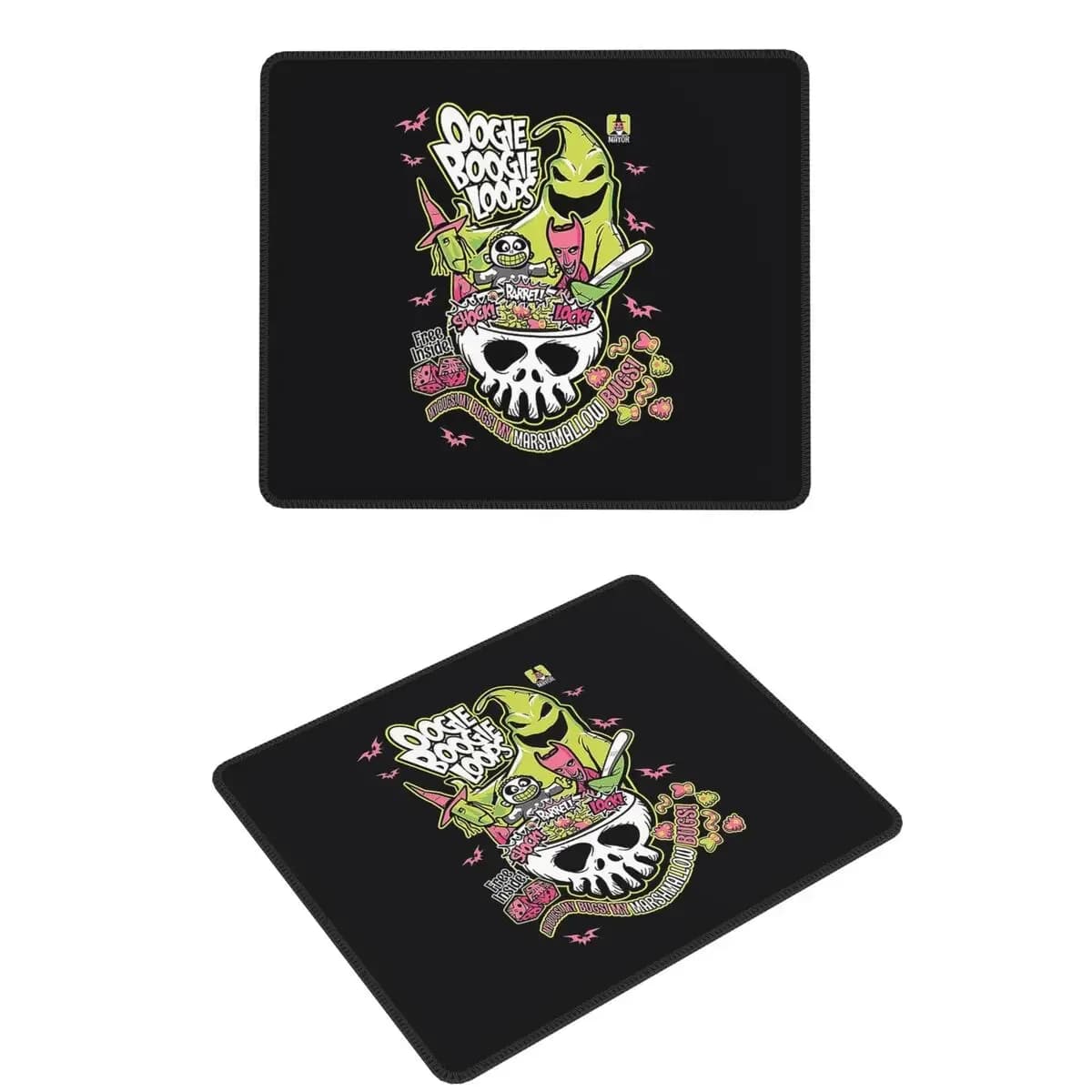 Tappetino per mouse Oogie Boogie, tappetino per tastiera e mouse per computer, tappetino da gioco per PC e laptop, accessori da ufficio, tappetini da tavolo