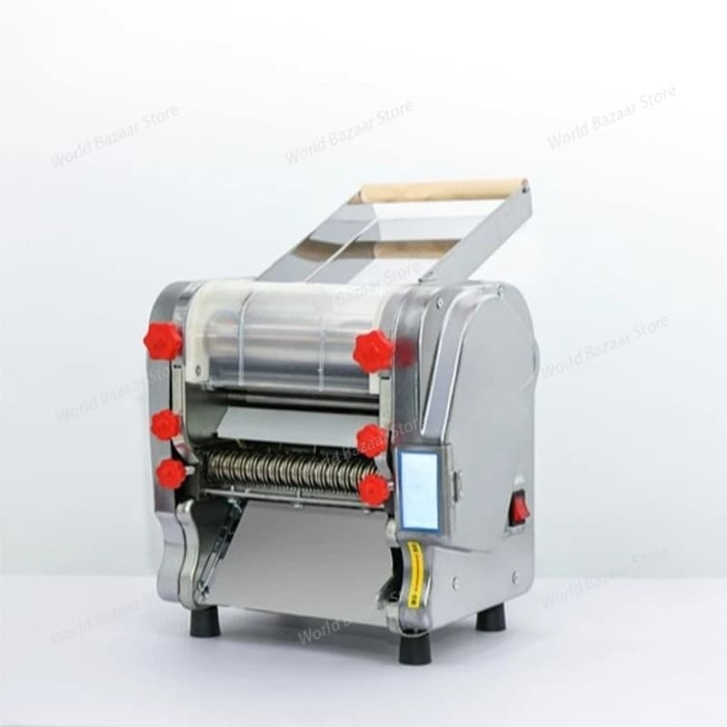 110V 220V Commerciale 200mm Larghezza del Rullo Noodle Maker Rullo di Pasta Pressa Macchina Elettrica Commerciale Pasta Fresca Noodle Maker