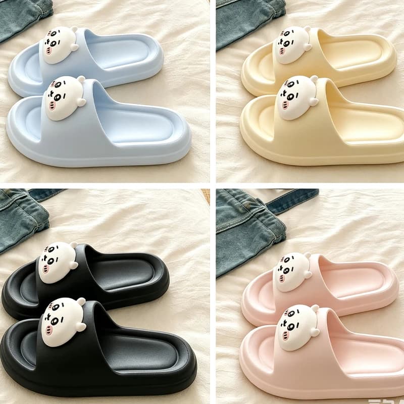 New Girl Anime Chiikawa Eva Sandals Lady Summer Home Indoor Wear Outside New Student Slippers Female Hachiware Usagi