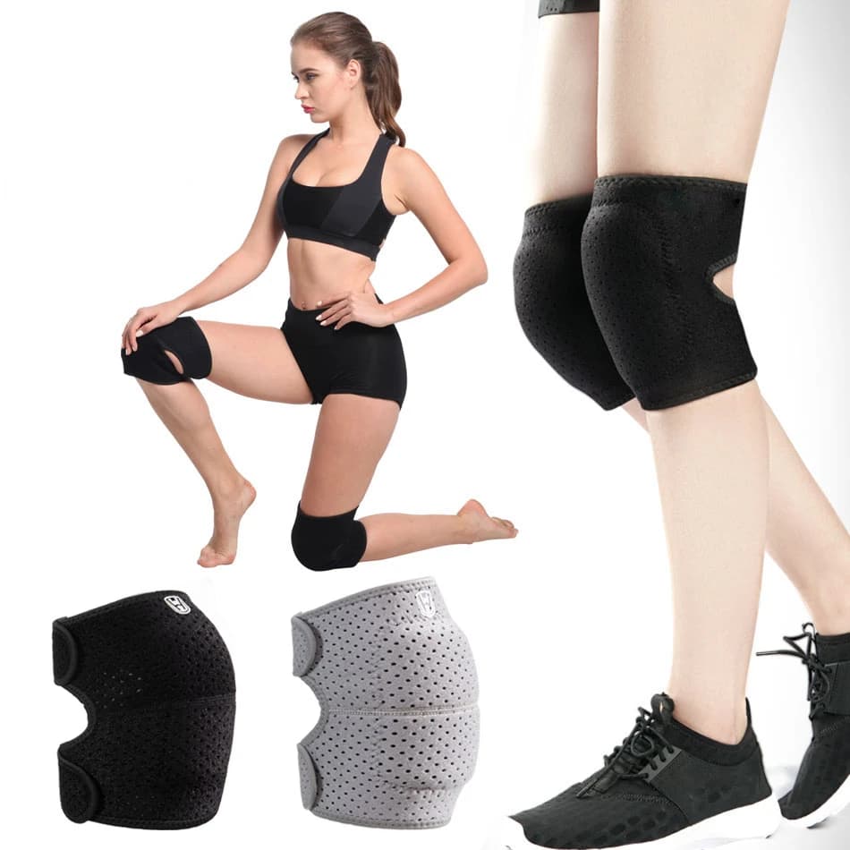 EVA Knee Pad for Dance Volleyball Yoga Women Kids Knee Brace Support for Rotation Brace Protection for Fitness Work Equipment
