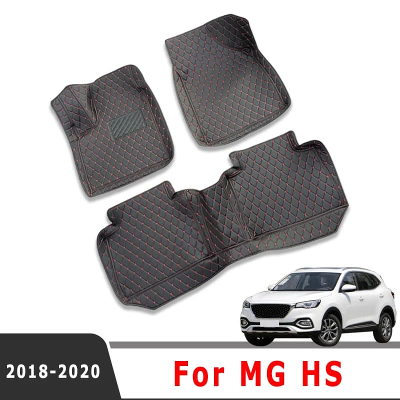 Car mats For Morris Garages MG HS 2020 2019 2018 Carpets Parts Protective covers Interior accessories car Waterproof carpets