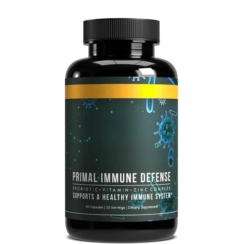 Integratore di difesa immunitaria originale 10 in 1 - Potenziatore immunitario per adulti 60 capsule