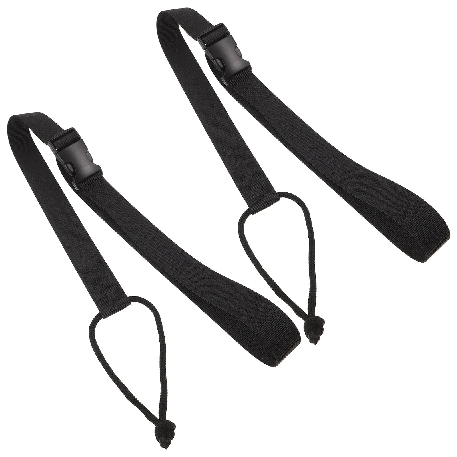 2 Pezzi Guinzaglio per Snowboard Regolabile, Leggero, con Cinghie di Sicurezza Universali a Sgancio Rapido per Principianti e All-Mountain