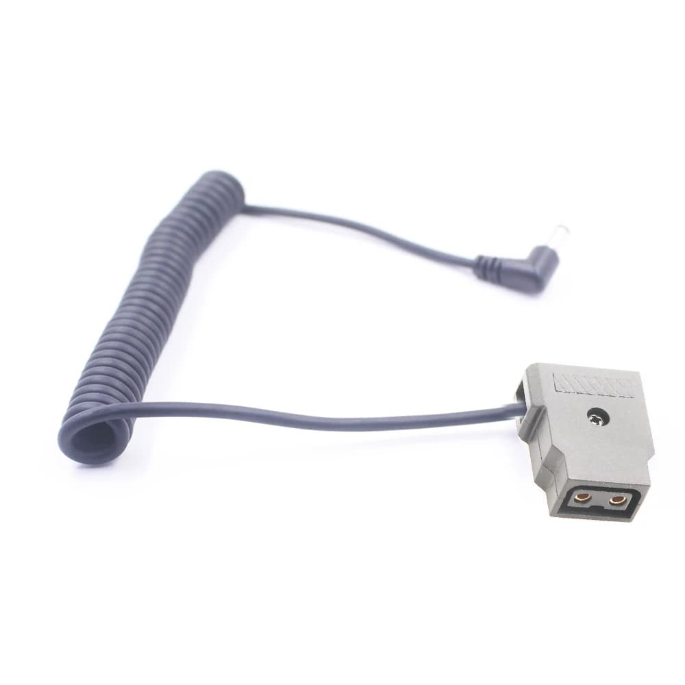 For BMCC BMPC 4K camera charging cable D-Tap female connector DC 5.5 * 2.5mm power cord Spring cable