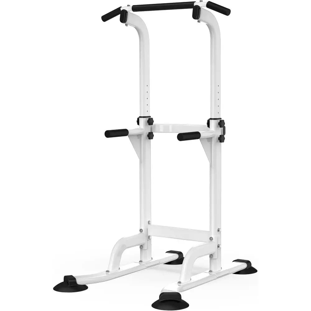 Stazione Multifunzione per Palestra Domestica con Altezza Regolabile, Barra per Trazioni e Stazione Dip per Allenamento di Forza