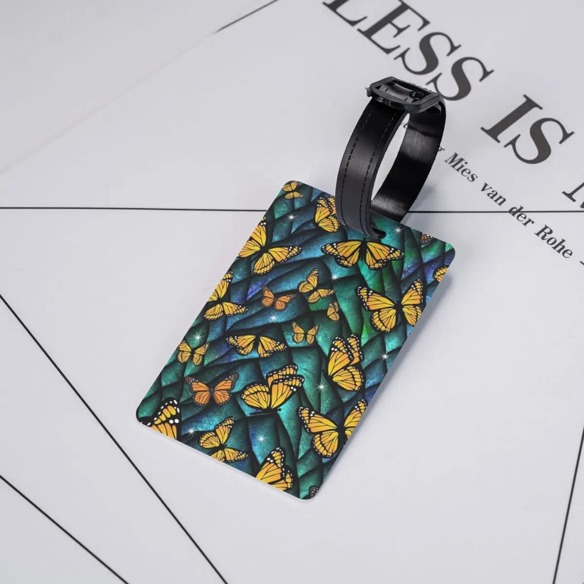 Drago Farfalla Fantastico! Etichette per Bagagli, Accessori per Valigie, Targhette per Bagagli da Viaggio, Porta Etichette con Nome e Indirizzo