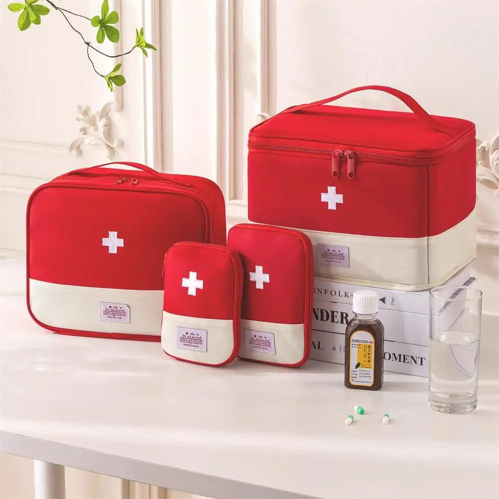 Kit di pronto soccorso portatile borse borsa medica di grandi dimensioni borsa da campeggio borsa da viaggio per la casa di emergenza all'aperto