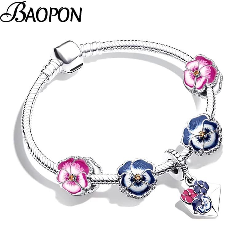 Newest Silver Color Charm Bracelet With Running Man Beads Pendant Brand Bracelet For Women Jewelry Gift Special Offer Wholesale