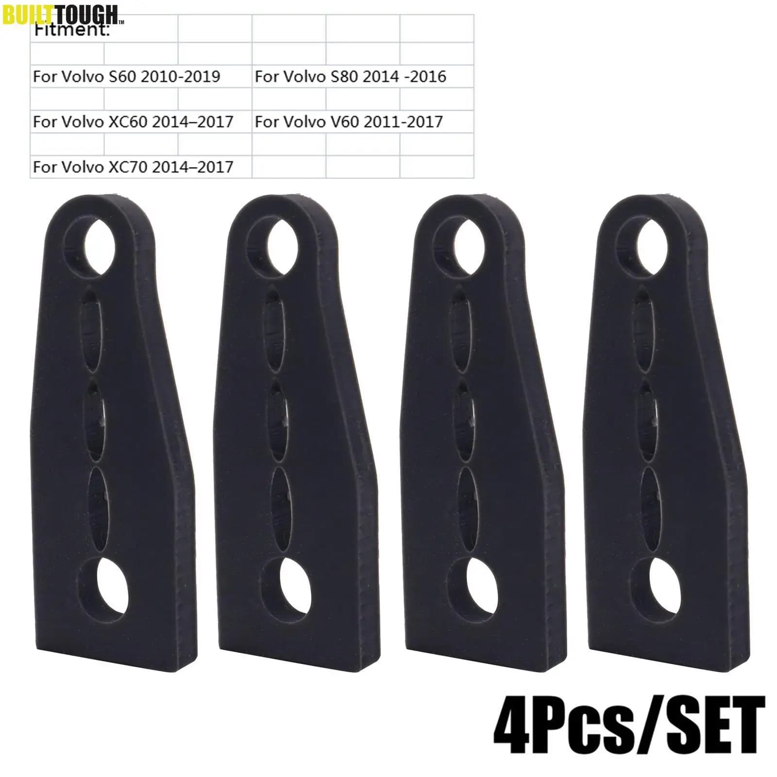 Buffer serratura porta per Volvo S60 S80 XC60 XC70 V60 Rattling STOP Screaks insonorizzati Sigillo non udenti Deadener Creaking Sound Smorzatore Guarnizione