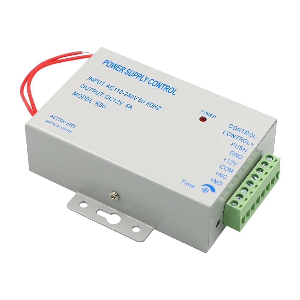DC12V Vero 3A/5A Uscita 100-240V AC Controllo Accessi Alimentatore Controller Interruttore Adattatore Per Serrature Videocitofono Sistema