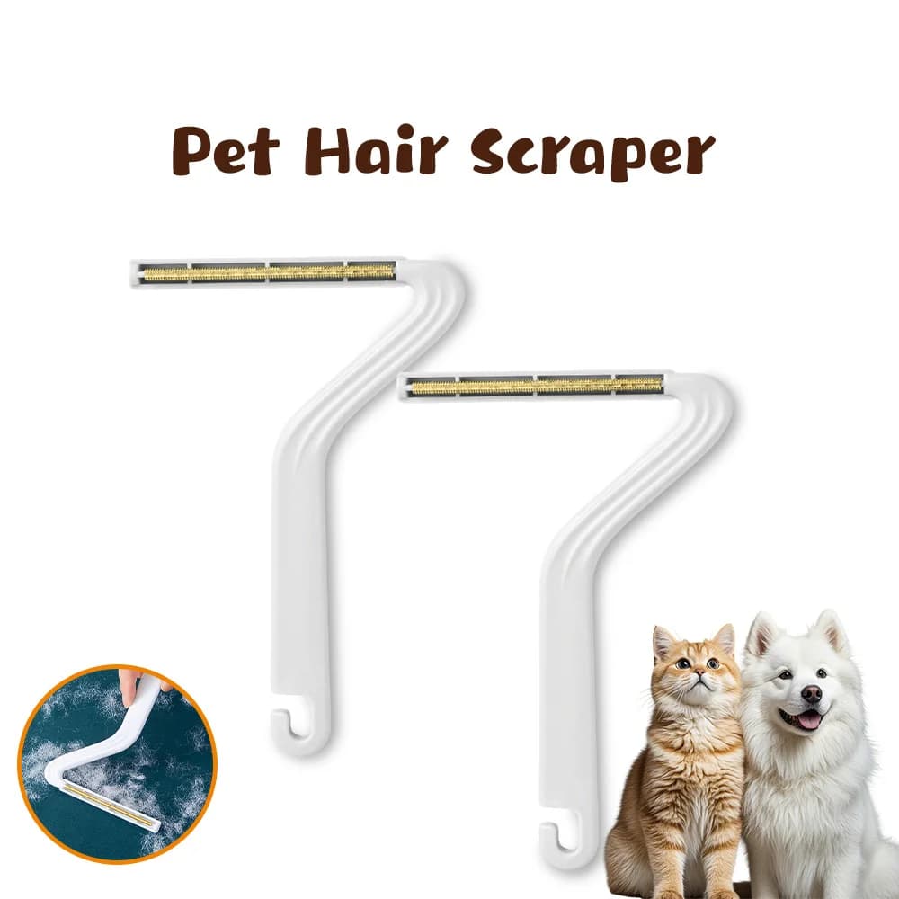 Spazzola 2-in-1 per Rasatura e Lisciatura, Rimozione Peli per Cani e Gatti, Rullo Anti-Pelucchi Portatile, Accessori per la Pulizia degli Animali Domestici