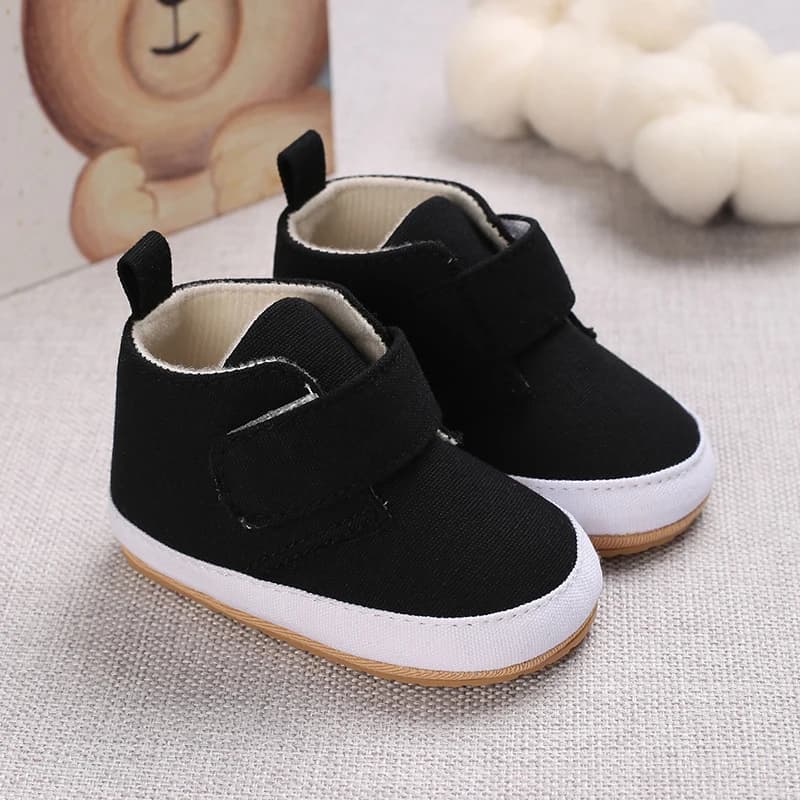 Newborn Boy Baby Boy Casual Comfortable Cotton Non-slip Sole PU Leather First Walkers Crawl Cock Shoes