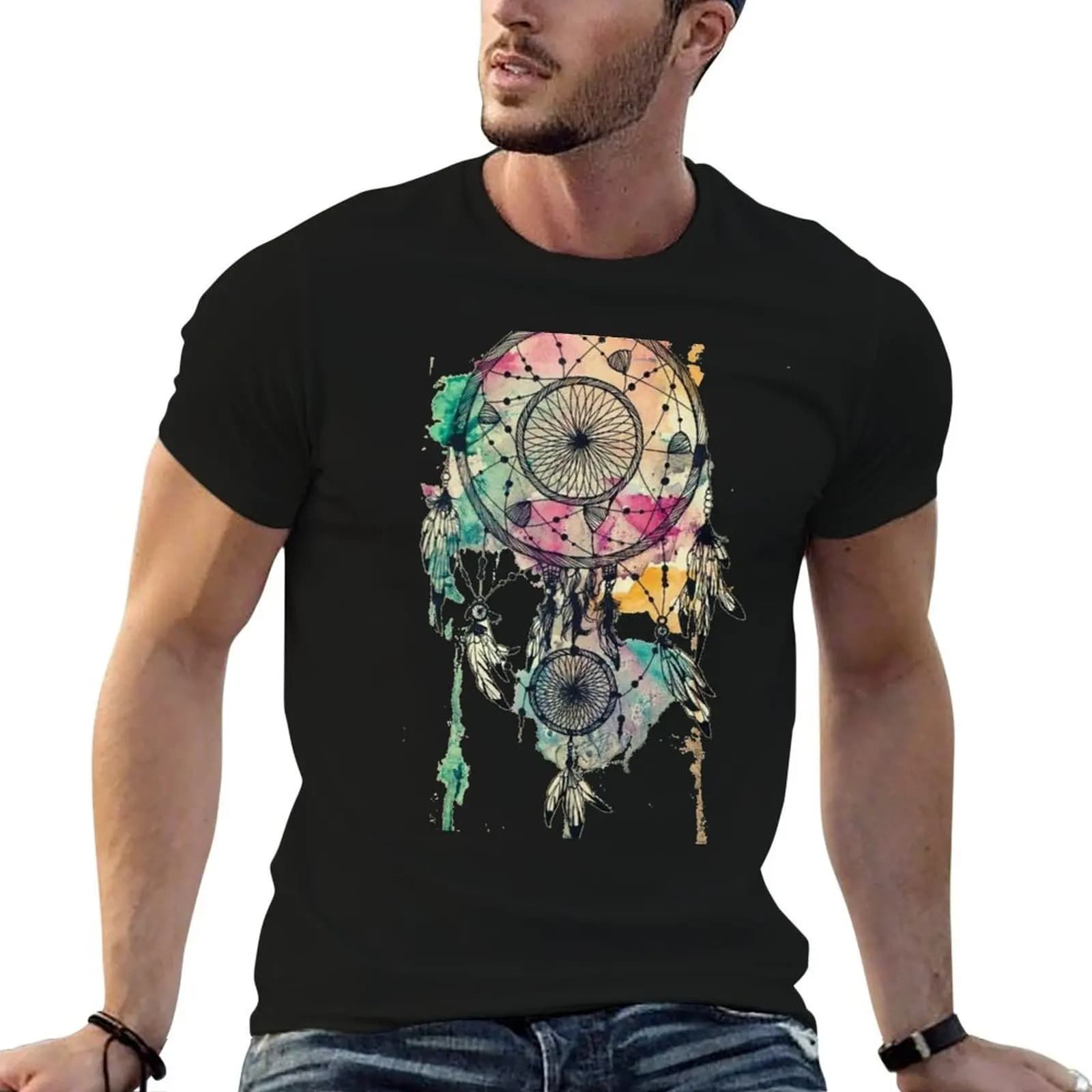 Poetry of a dream catcher T-Shirt custom t shirt summer 2026 men workout shirt