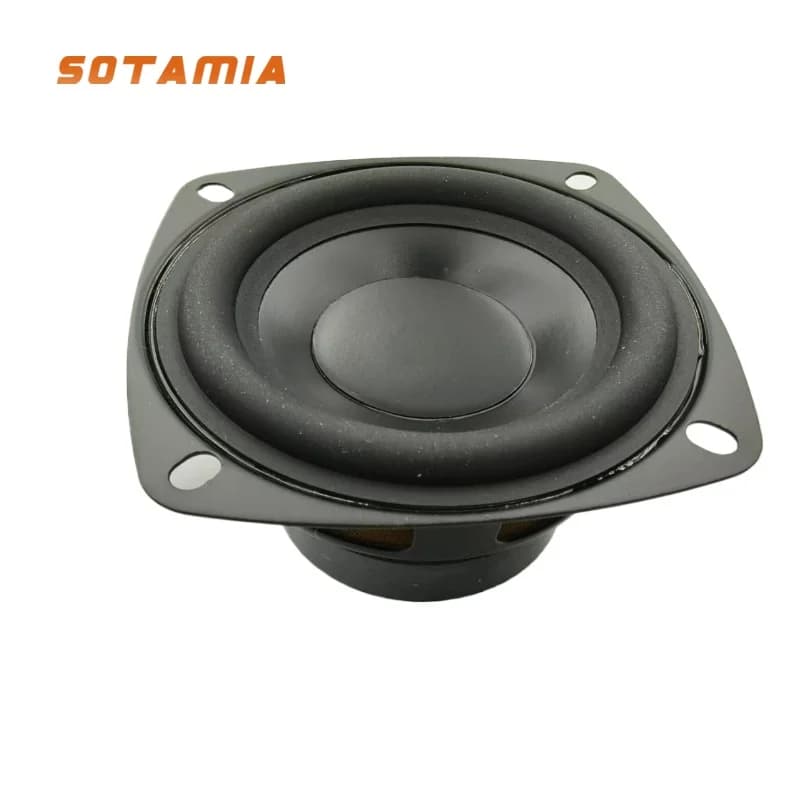 SOTAMIA 1 Pz 3 Pollici Mid-subwoofer 4 Ohm 10 W Midrange Woofer Altoparlante Bassi FAI DA TE Altoparlante Bluetooth Home Sound Theater Scaffale
